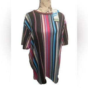 NWT Mens Fresh Prints Of Belair XL Striped Short Sleeve Jersey Screen Tee